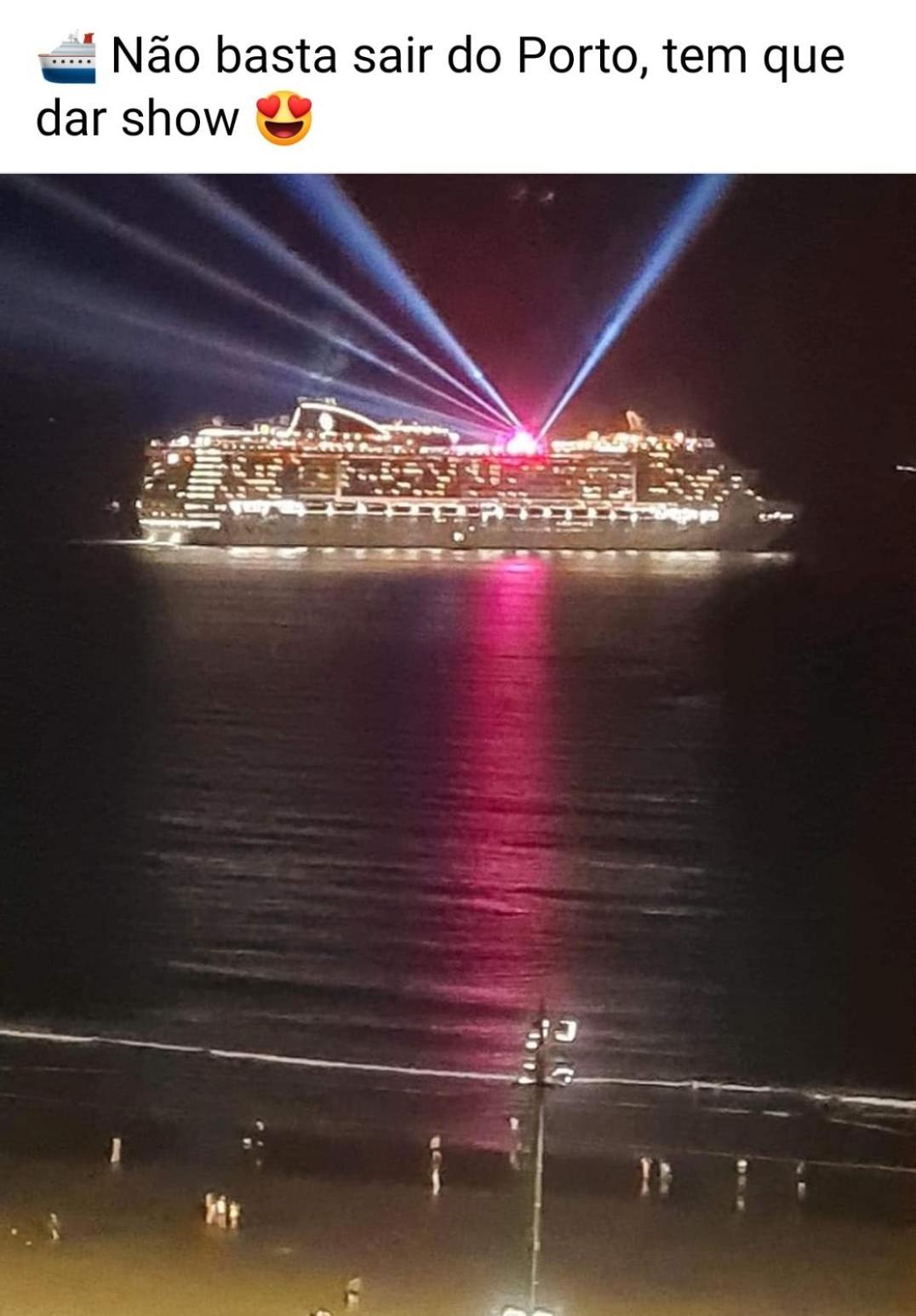 Vista Mar Na Praia Do Gonzaga Santos  Zewnętrze zdjęcie